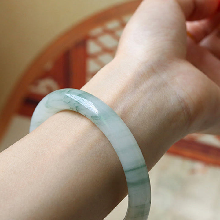 Buddha Stones Natuurlijke jade geluks- en Bangle - image 6
