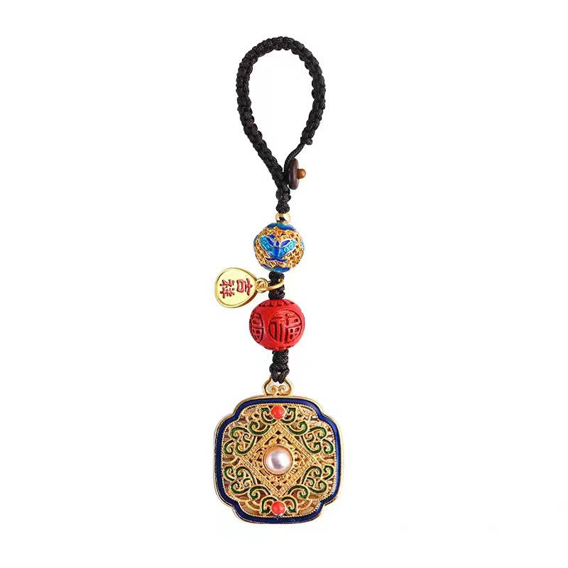 Buddha Stones Fu Karakter Zegen Ruyi Charm Sleutelhanger - image 11