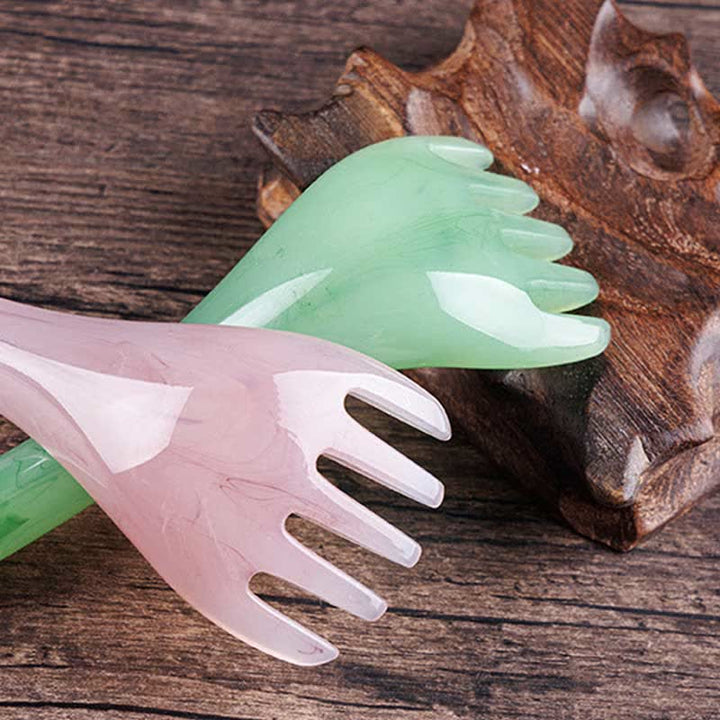 Hars Gua Sha Massage Kam Gereedschap Set - image 3