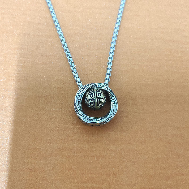 Buddha Stones Mobius gelukskraal koperen welvaart Ketting - image 7