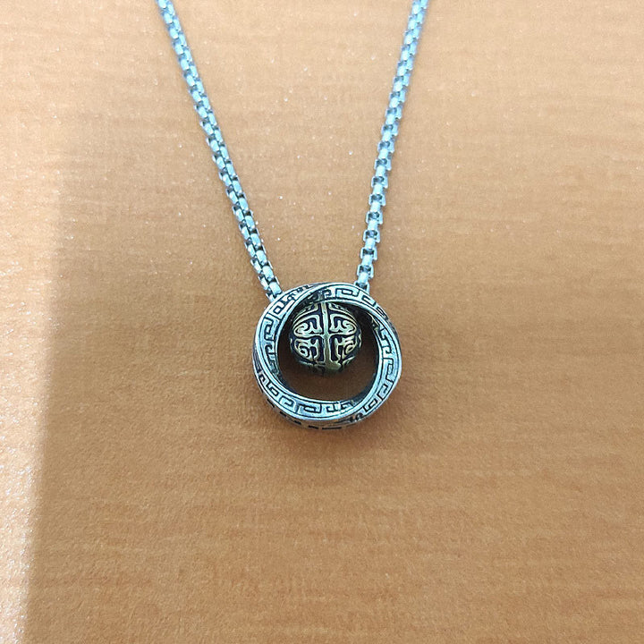 Buddha Stones Mobius gelukskraal koperen welvaart Ketting - image 7