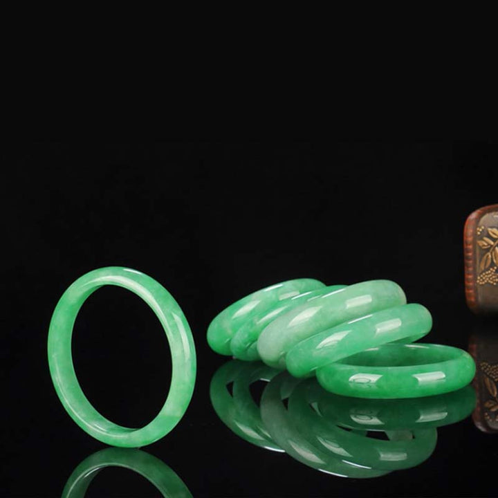 Buddha Stones Kwartsiet Jade Helende Overvloed Beschermende Bangle-armband - image 8