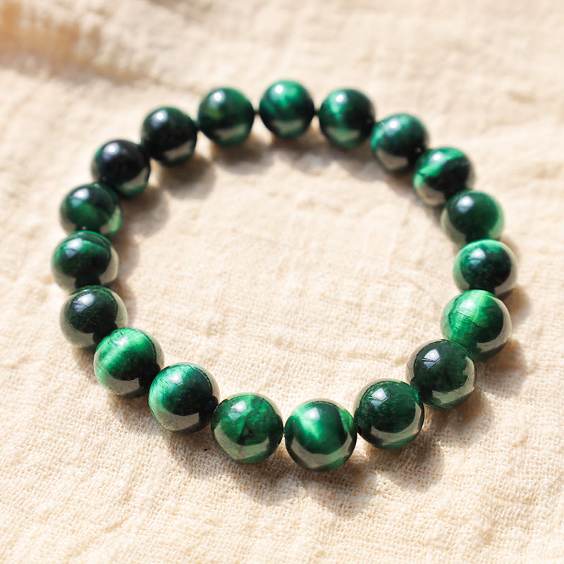 Buddha Stones Armband met tijgeroog-energie voor groei en genezing. - image 7