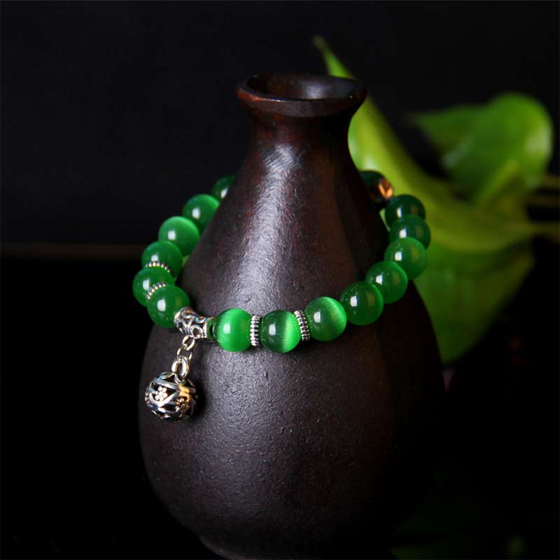 Buddha Stones Tibetaanse Armband met kattenoogmotief - image 16