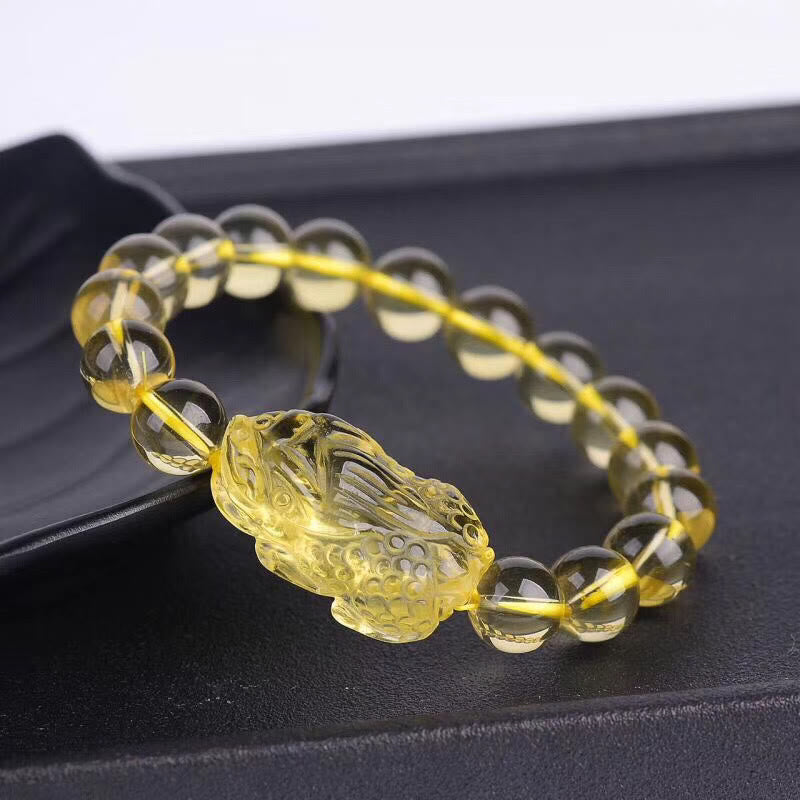 Natuurlijke citrien Pi Xiu Armband - image 0