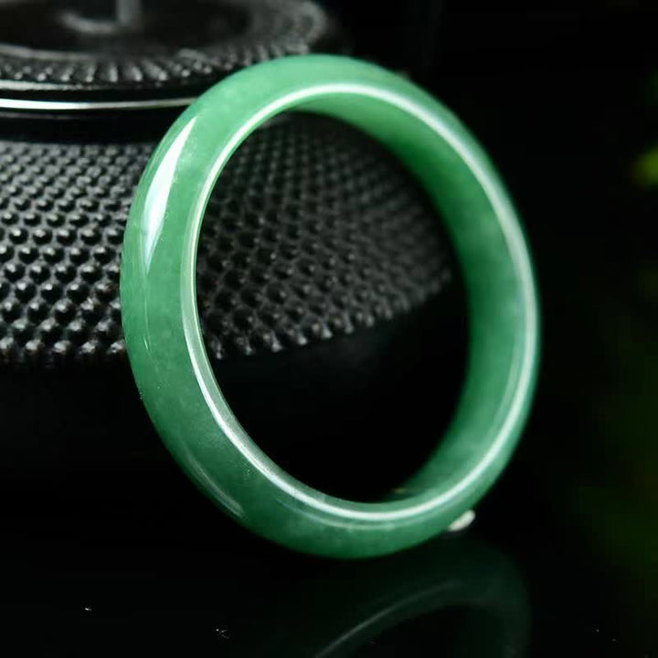 Buddha Stones Kwartsiet Jade Helende Overvloed Beschermende Bangle-armband - image 2