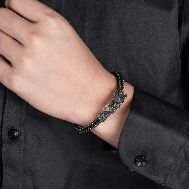 Buddha Stones Armband van titaniumstaal ter bescherming en geluk - image 2
