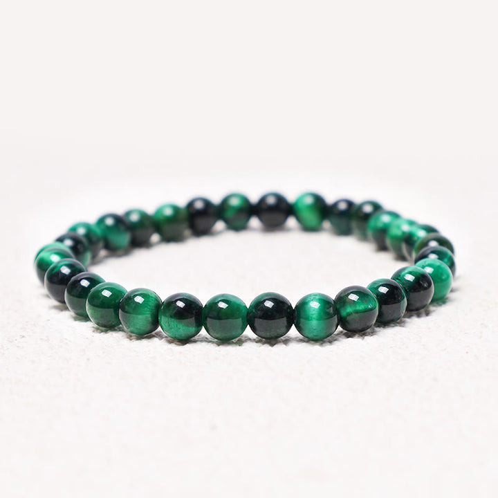 Buddha Stones Armband met tijgeroog-energie voor groei en genezing. - image 3