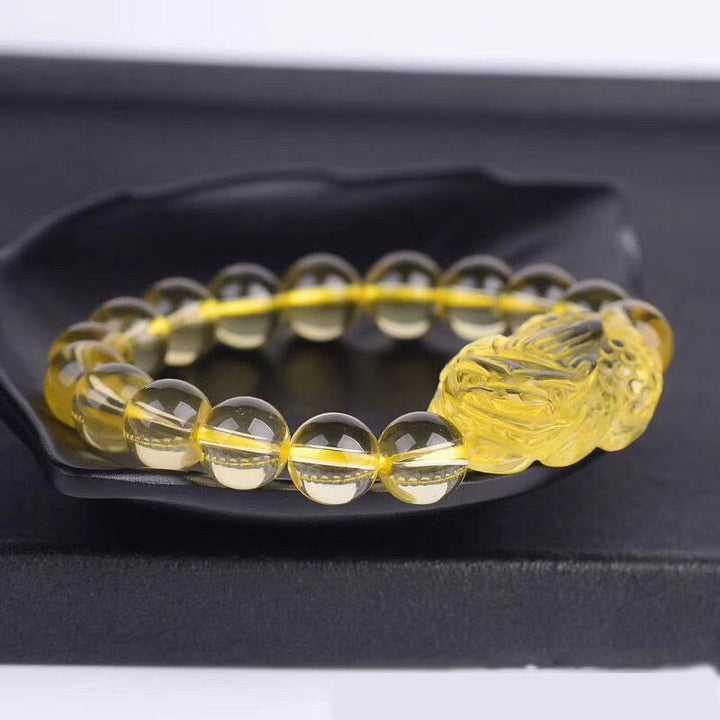 Natuurlijke citrien Pi Xiu Armband - image 1