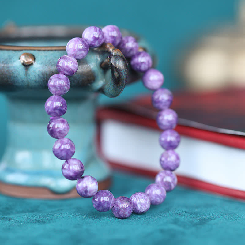 Buddha Stones Armband met amethistkristal voor positieve transformatie - image 1