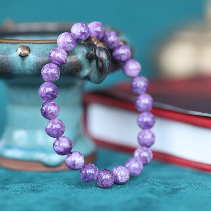 Buddha Stones Armband met amethistkristal voor positieve transformatie - image 1
