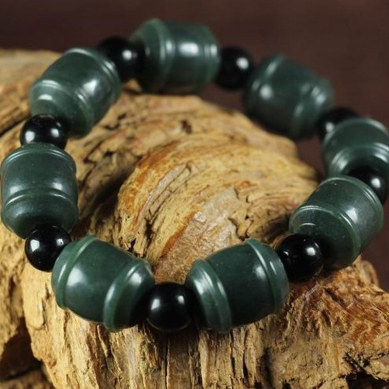Armband van natuurlijke cyaan jade - image 1