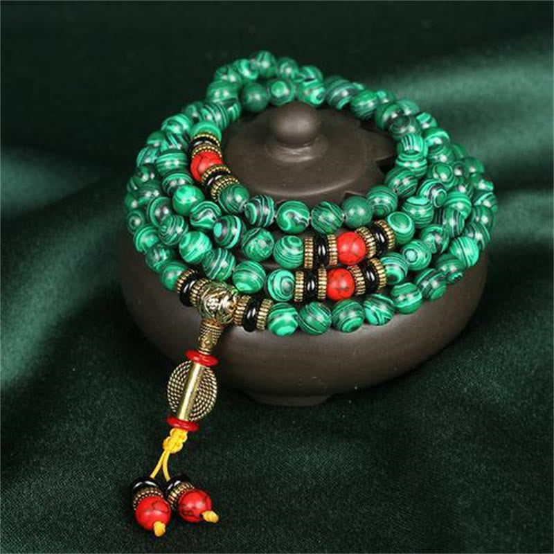 Buddha Stones Tibetaanse Armband met 108 Mala . - 0,31 IN (8MM) - image 0