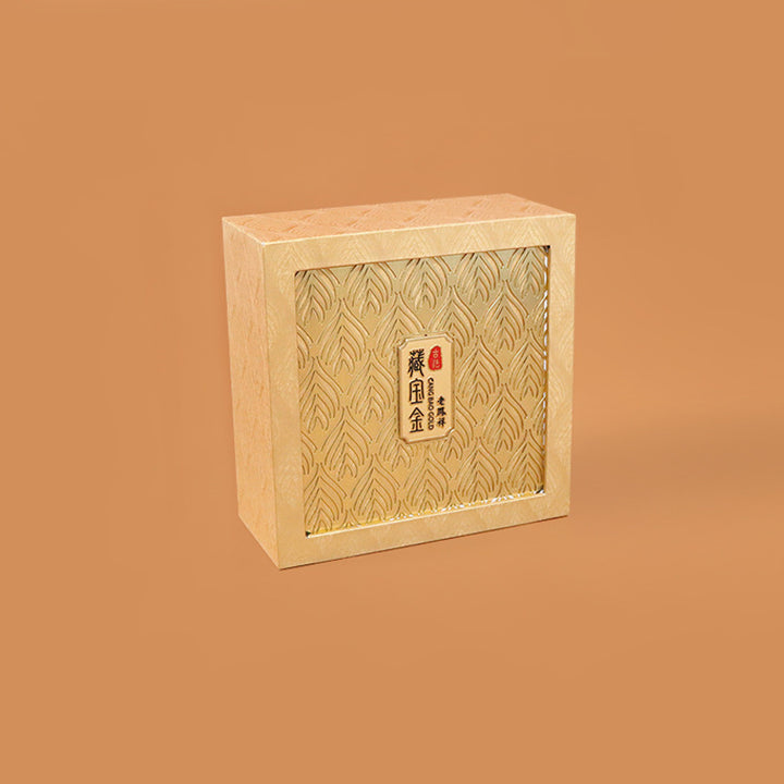 Retro sieraden opbergdoos met verenpatroon, geschenkdoos - image 10