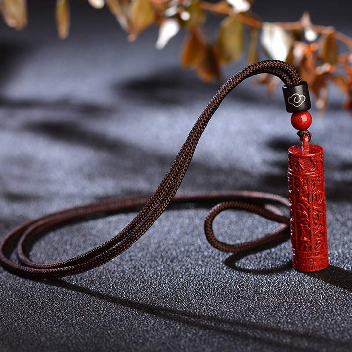 Buddha Stones Tibetaanse cinnaber mantra concentratie Ketting - image 3