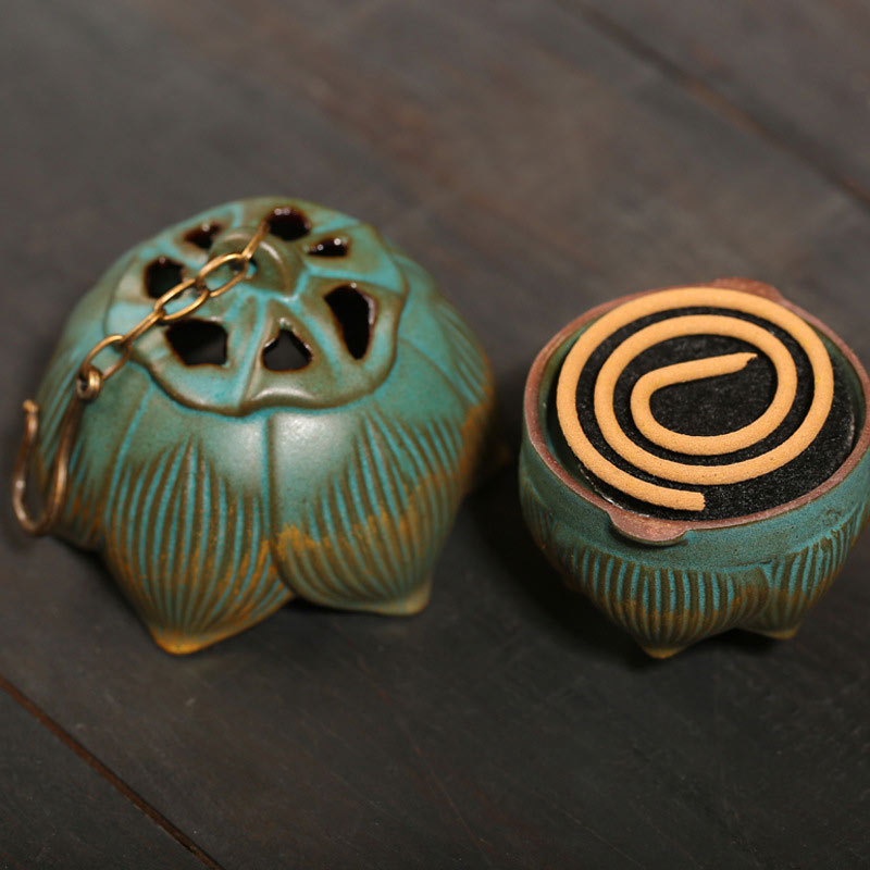 Buddha Stones Lotus meditatie hangende Wierook decoratie - image 5