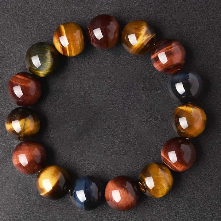 Buddha Stones Natuurlijke tijgeroog Armband voor positieve bescherming - image 2