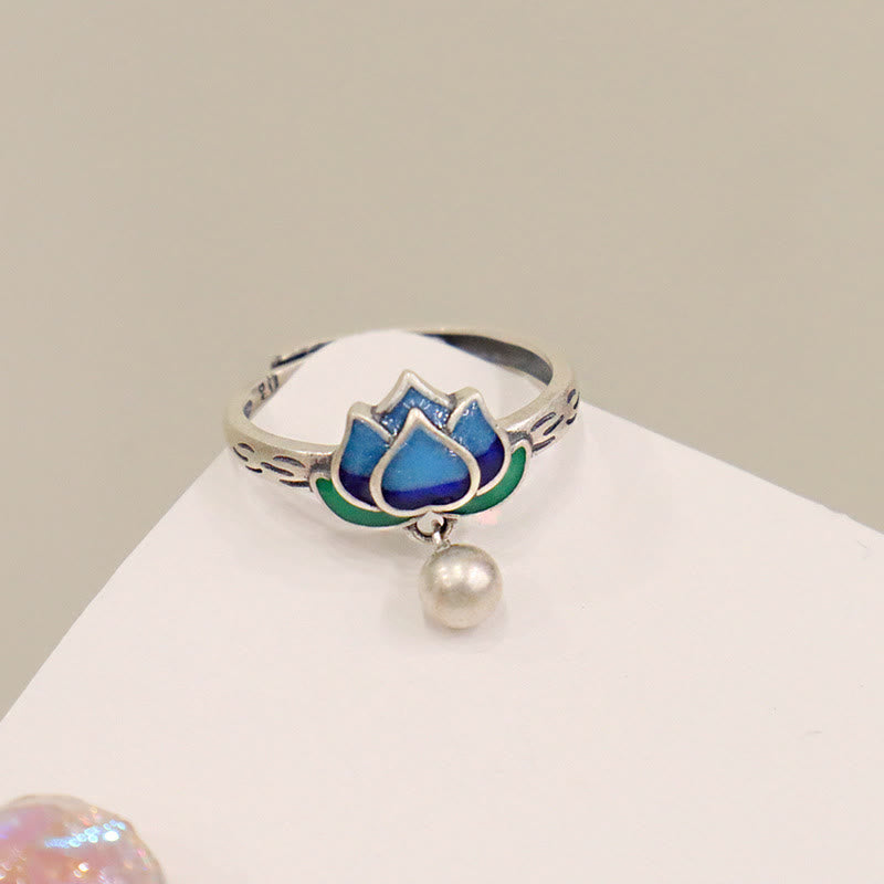 Buddha Stones Ring met lotusbloemmotief - image 9