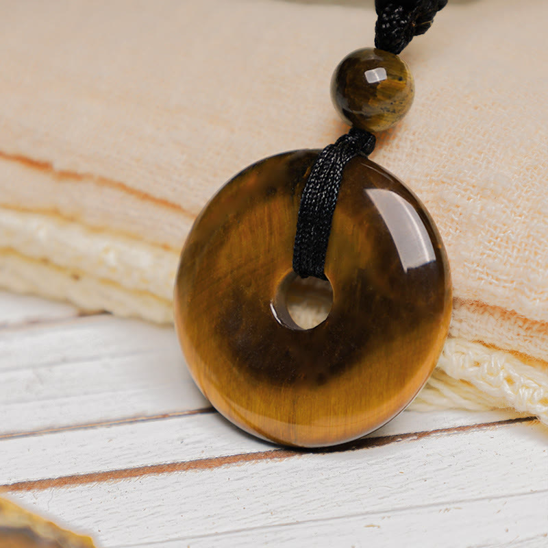 Buddha Stones Geluksmunt hanger met helende kristal edelsteen Ketting - image 19