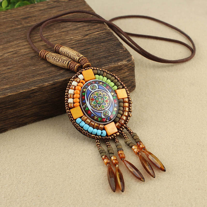 Buddha Stones Mandala-patroon kralen creatieve Ketting - image 6