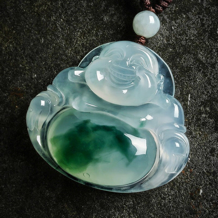Buddha Stones Cyan Jade Ketting - image 1