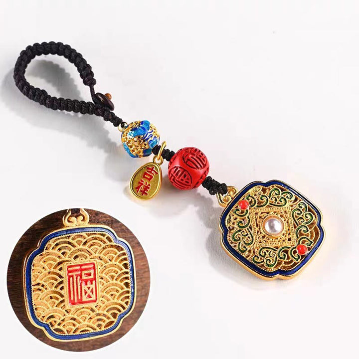 Buddha Stones Fu Karakter Zegen Ruyi Charm Sleutelhanger - image 4