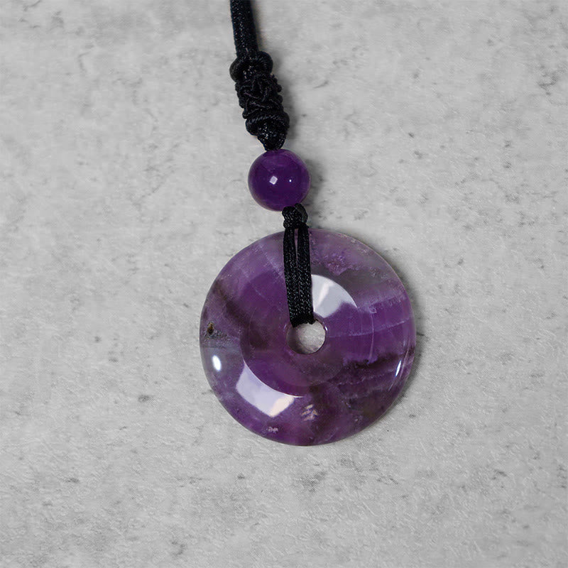 Buddha Stones Geluksmunt hanger met helende kristal edelsteen Ketting - image 6