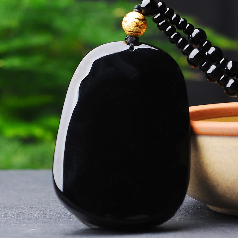Buddha Stones 18k vergulde gelukshanger met draak en Ketting - image 4