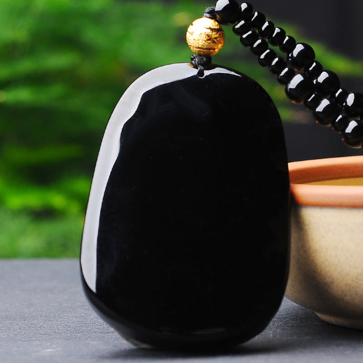 Buddha Stones 18k vergulde gelukshanger met draak en Ketting - image 4