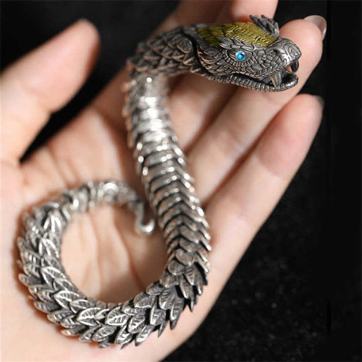 Buddha Stones Handgemaakte amulet met draak en slang als Armband. - image 4