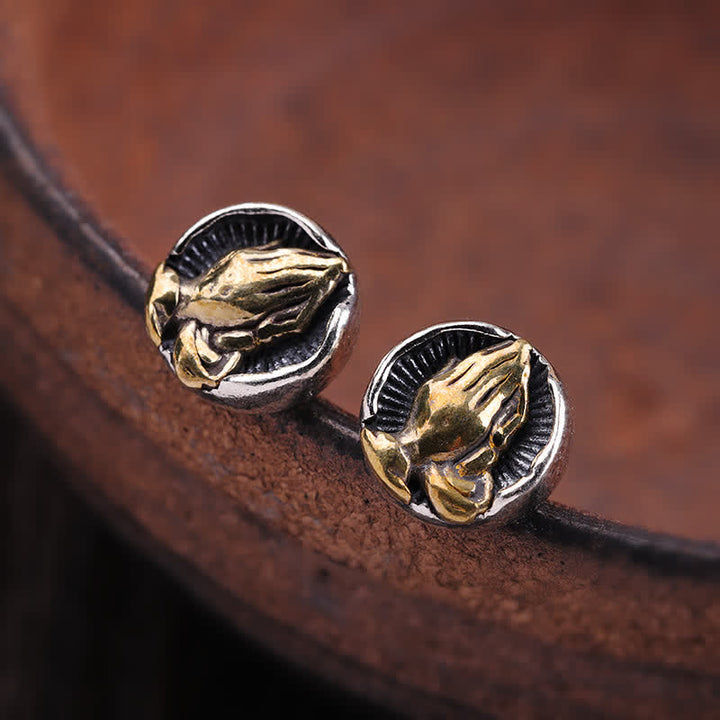 Buddha Stones Namaste Equality Oorbellen van 925 sterling zilver - image 4
