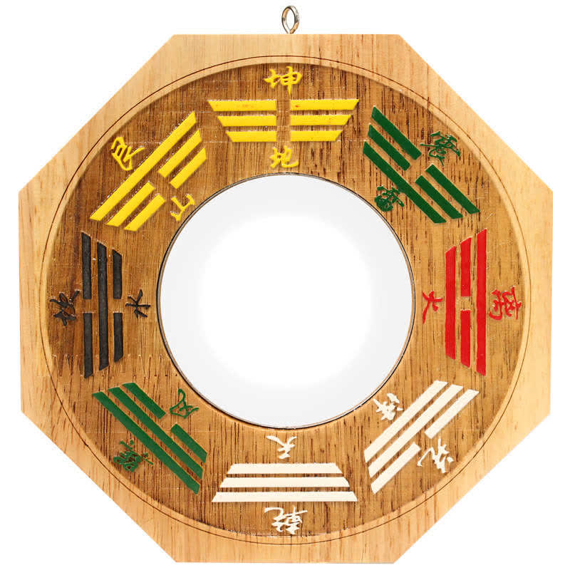 Feng Shui Bagua-kaart Perzikhout Balans Energiekaart Spiegel - image 7