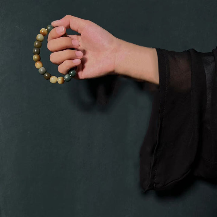 Buddha Stones 108 Mala kralen Bodhizaad Vrede Wijsheid Armband Pols Mala Zak Mala - 8* 10mm*21 kralen Pols Mala - image 3