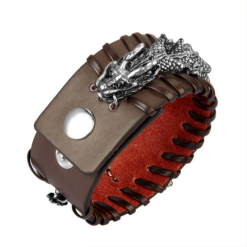 Buddha Stones Beschermende Armband van drakenleer - image 7