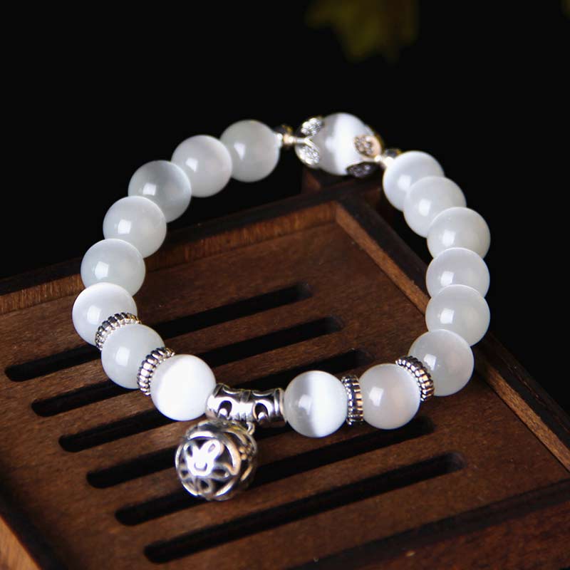Buddha Stones Tibetaanse Armband met kattenoogmotief - image 2