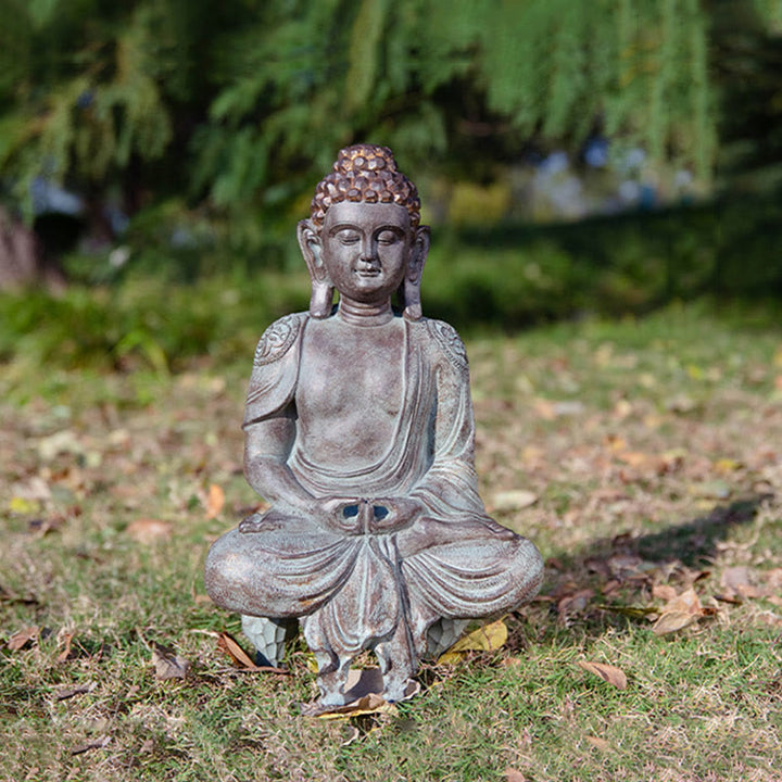 Buddha Stones Mediterende Zen Boeddha Sereniteit Beeldje van Hars voor Woondecoratie - image 20
