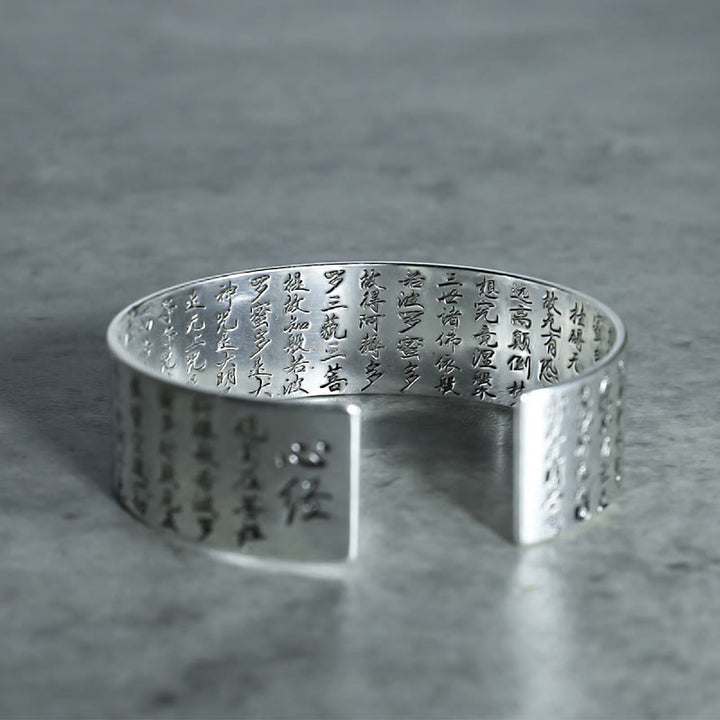 Buddha Stones Tibetaanse lotus Armband van wit koper - image 7