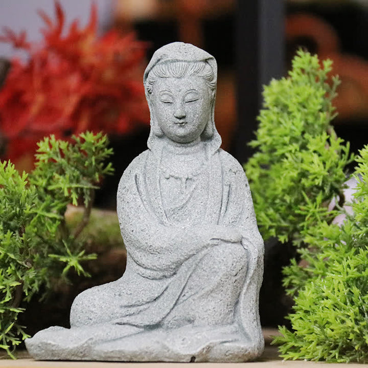 Buddha Stones Avalokitesvara-beeldje als zegen voor huisdecoratie - image 2