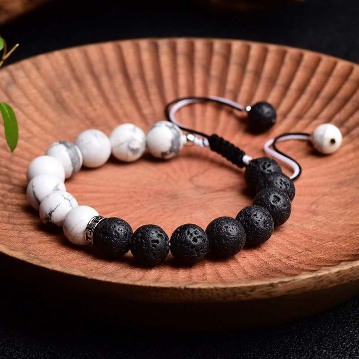 Buddha Stones Yin Yang Armband - image 3