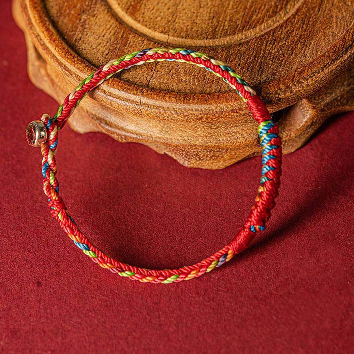 Buddha Stones Handgemaakte Armband van vijfkleurig draad - image 1