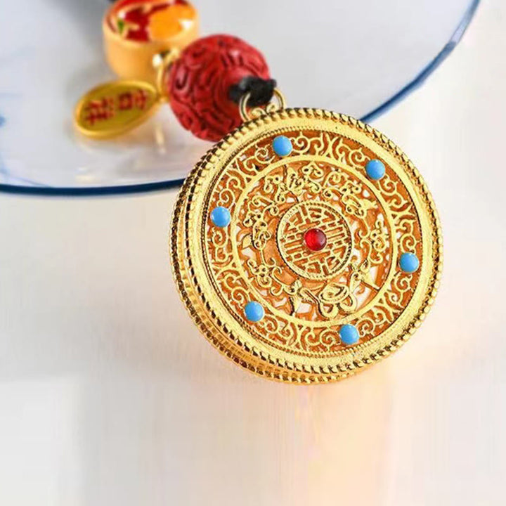Buddha Stones Fu Karakter Zegen Ruyi Charm Sleutelhanger - image 16