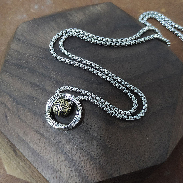 Buddha Stones Mobius gelukskraal koperen welvaart Ketting - image 5