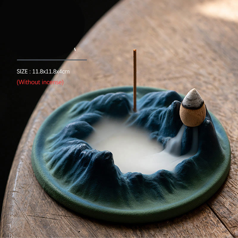 Creatieve keramische wierookbrander met terugvloeiende Wierook uit de bergen - image 12
