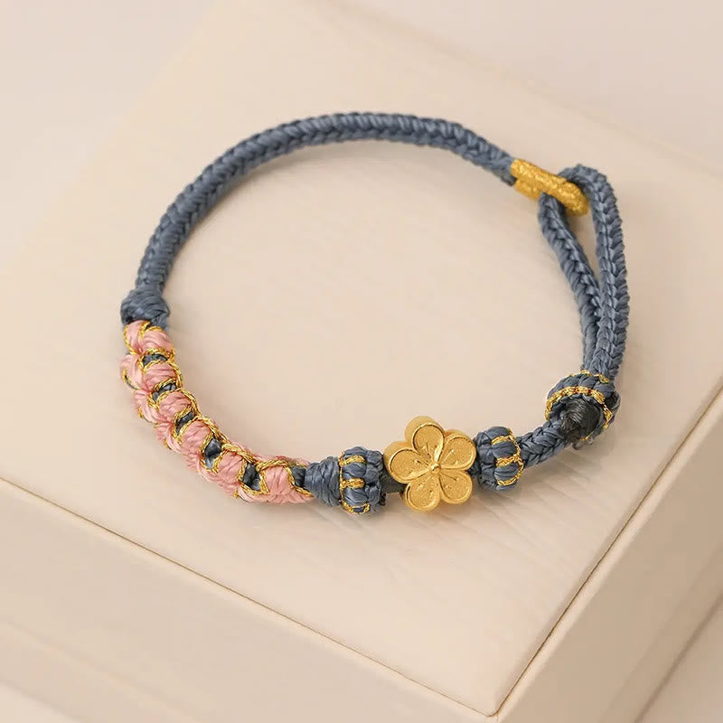 Buddha Stones Armband met perzikbloesemmotief en symbool van rijkdom. - Perzikbloesem - image 0
