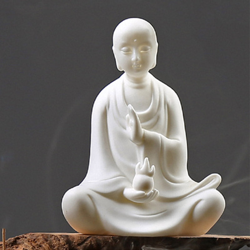 Boeddha Avalokitesvara Ksitigarbha Bodhisattva zegen keramische LED-decoratie - image 8