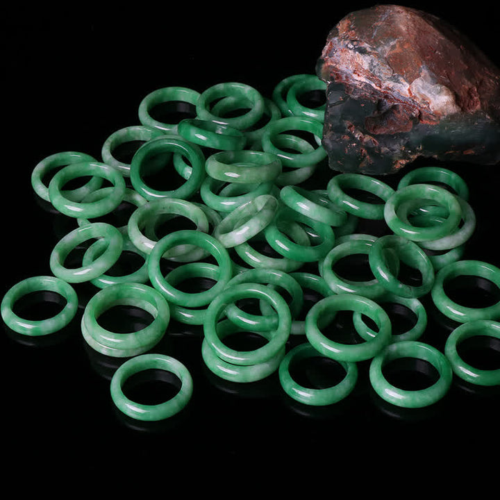 Buddha Stones Jade Ring - image 2