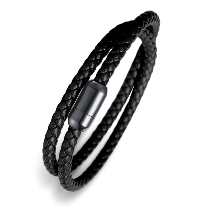 Buddha Stones Echt leren rode koord Armband met magnetische gesp - image 5