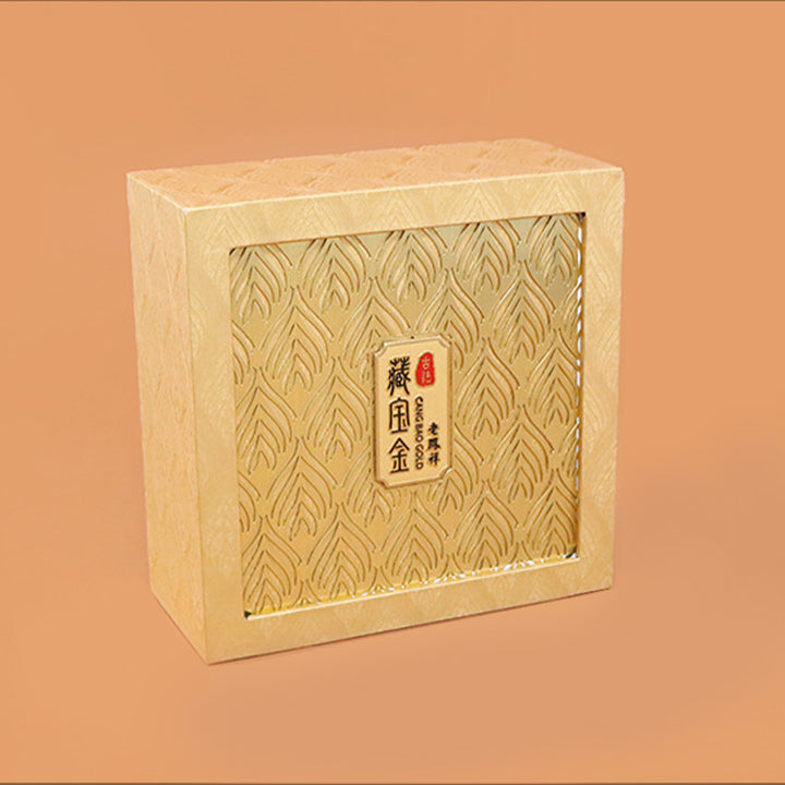 Retro sieraden opbergdoos met verenpatroon, geschenkdoos - image 11