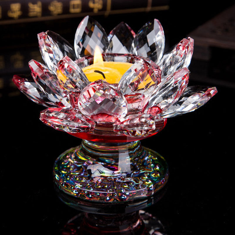 Tibetaanse lotus kandelaar ornament - 5 - image 7