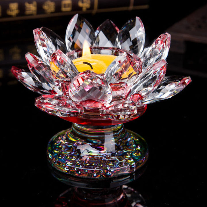 Tibetaanse lotus kandelaar ornament - 5 - image 7